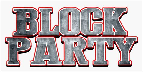 Block Party Logo - Silver, HD Png Download , Transparent Png Image ...