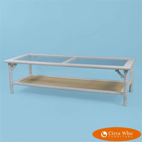 Rectangular Bamboo Coffee Table Circa Who