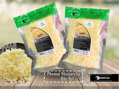 Phomai Mozzarella 1kg bào sợi Huki Gourmet