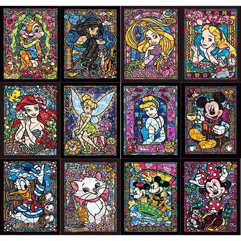 D Diy Diamond Painting Disney Cartoon Characters Rhinestones Pictures