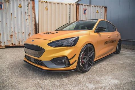 Maxton Racing Front Splitter Ford Focus Mk4 St Mk4 St Line 2019 Scc Performance