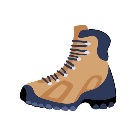 adventure hiking boots male cartoon illustration 43256403 Vector Art at ...