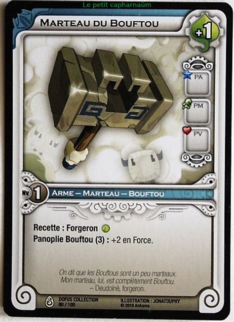 Wakfu Tcg Dofus Collection Marteau Du