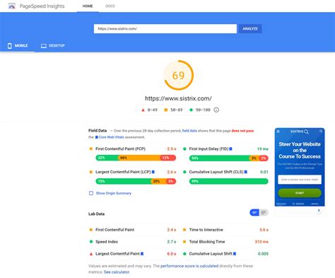 What Is Google Pagespeed Insights Sistrix