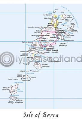 barra barra map postcard   ly