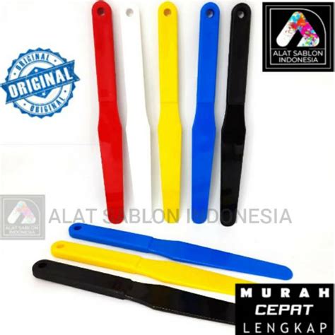 Jual Spatula Plastik Tebal Pengaduk Serba Guna Lebar Kecil Alat Sablon