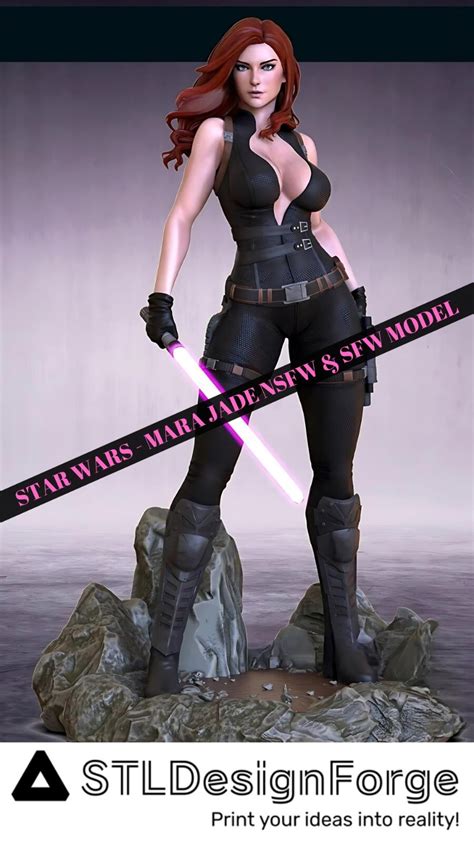 Mara Jade Nsfw And Sfw Stl Sexy Nsfw Stl Files Anime Girl Nsfw Stl