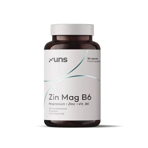 ZIN MAG B6 cynk magnez witamina B6 90 kapsułek UNS Zdrowie Naturalnie