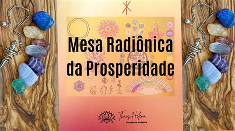 Mesa Radiônica da Prosperidade YouTube