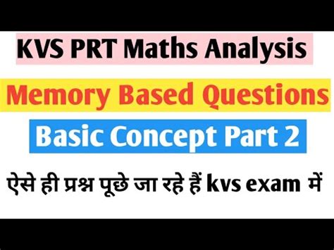 Kvs Maths Analysis Kvs Prt Maths Analysis Kvs Prt Analysis Kvs Prt