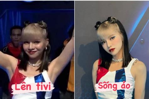 Nhan sắc cô gái cầm bảng đang HOT tại Rap Việt Ở trên mạng với khi lên sóng truyền hình có gì