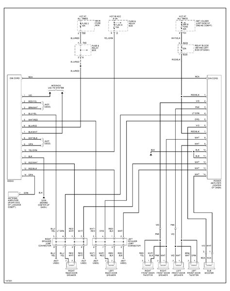 Subaru Speakers Wiring Diagram