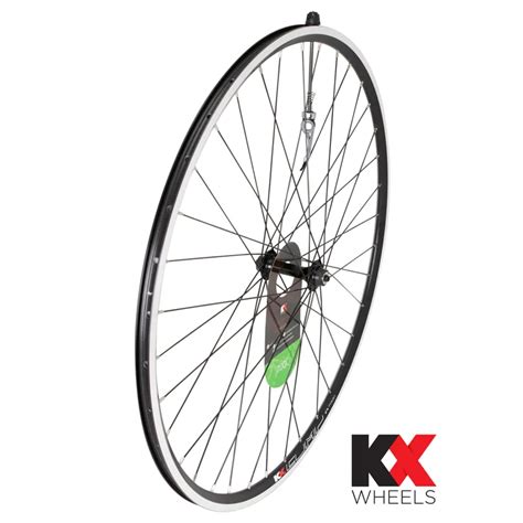 KX Road 700c Doublewall QR Rim Brake Front Wheel Black