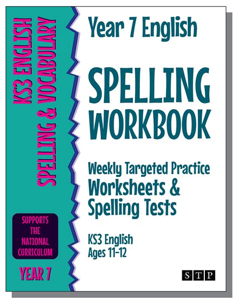 Year 7 English Spelling Practice Workbook Ks3 English — Stp Books