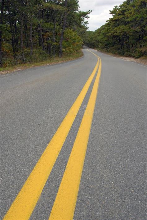 Photo Of Yellow Lines On Road Stock Photo - Image of road, lanes: 13264640