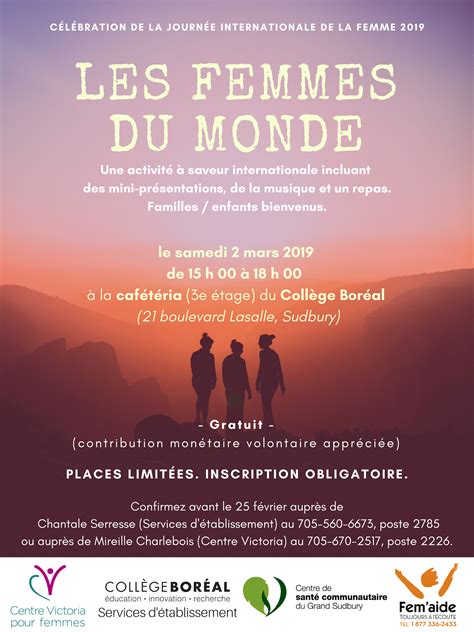 Invitation Célébration de la Journée Internationale de la Femme 2019