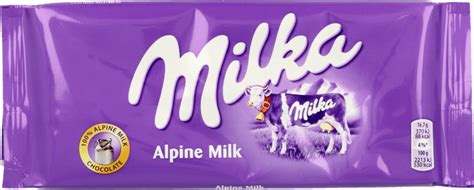 MILKA Alpine Milk Czekolada Mleczna Z Mleka Alpejskiego 100 G