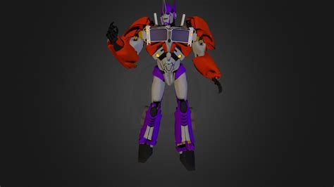 TRANSFORMERS PRIME Optimus Prime 3D Model By Razzie Mbessai