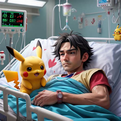 Old Ash Ketchum dies in a hospital bed in intensive care wit... by Dev ...