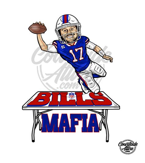 Josh Allen Bills Mafia Shirt adult mens – Courtside Attire