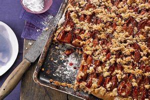 Plum Cake with Nut Crumble and Yeast Dough