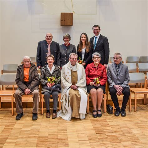 Feier Der Ehe Jubil En In Der Pfarrgemeinde Treffling