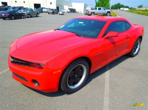 Victory Red Chevrolet Camaro Ls Coupe Photo