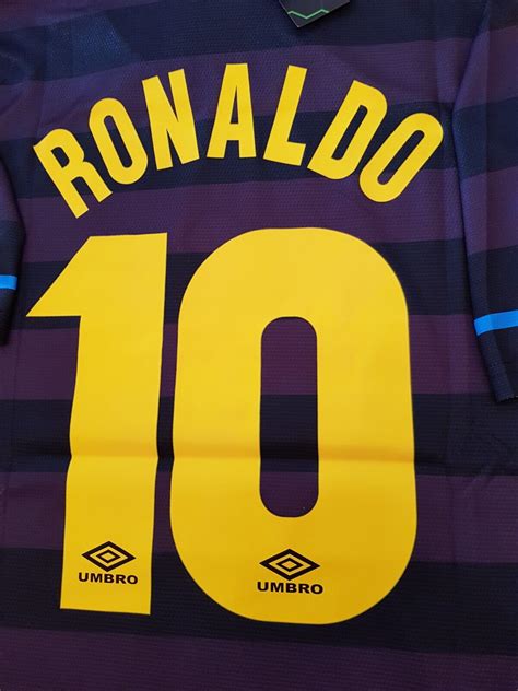 Maglia Calcio Ronaldo Inter Milano Finale Coppa Uefa 1998 Football