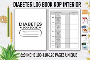 Diabetes Log Book Kdp Interior Graphic By Kdp Studio Creative Fabrica