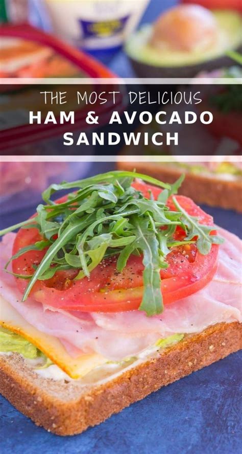 Open Faced Sandwich Recipe Ham Avocado Pumpkin N Spice