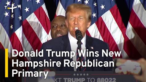 Donald Trump Wins New Hampshire Republican Primary Taiwanplus News