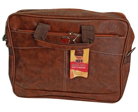 X X Cm Brown Rexine Laptop Bag Capacity Kg At Rs