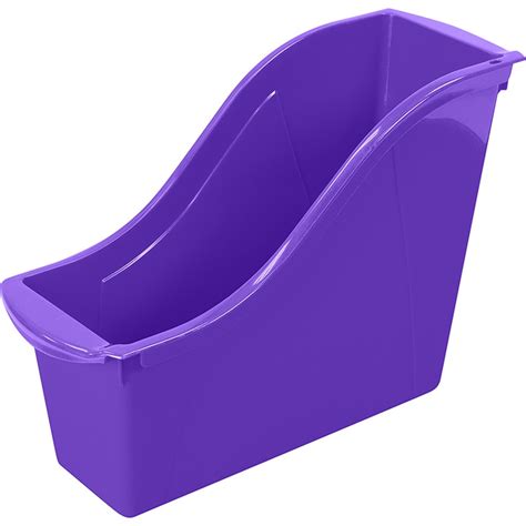 Small Book Bin Purple Stx71110u06c Storex Industries Storage