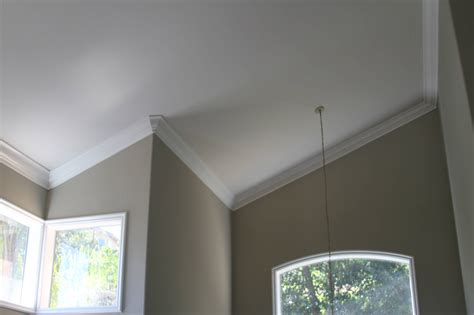 Pictures Of Crown Molding On Sloped Ceilings Shelly Lighting