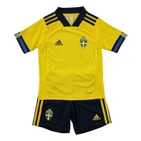 Sverige Barn Hjemmedrakt Retro Fotballdrakter Brasil Fotballdrakt