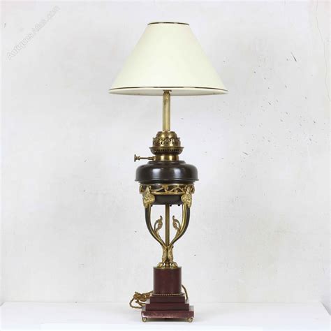 Antiques Atlas French Empire Style Ram S Head Converted Oil Lamp