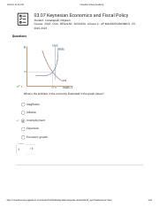 Understanding Keynesian Economics and Fiscal Policy in | Course Hero