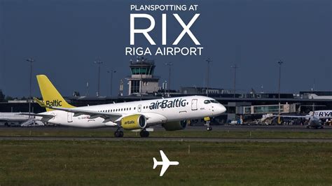 Planespotting At Riga Airport Rix August Youtube