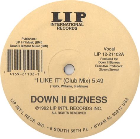 Down II Bizness I Like It 1992 Vinyl Discogs