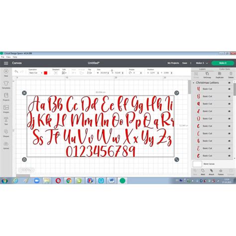 Christmas Font SVG Cricut, Christmas Font OTF, Christmas let - Inspire ...