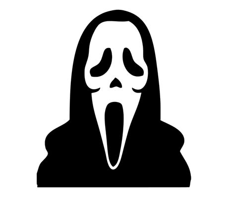 Scream Ghostface Mask Vinyl Decal Sticker 20 COLOURS Etsy Ireland