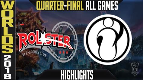 Kt Vs Ig Highlights All Games Worlds Quarter Final Kt Rolster