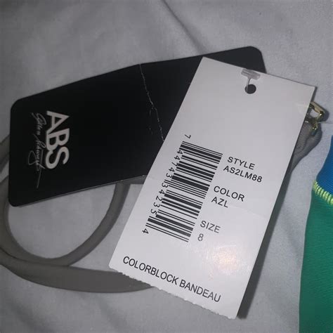 ABS Strapless Bikini Top Comes With Strap NEW WITH Depop