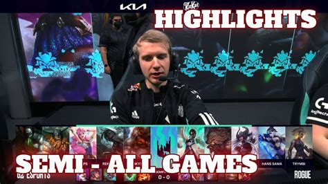 G Vs Rge All Games Highlights Semi Finals Lec Spring Playoffs