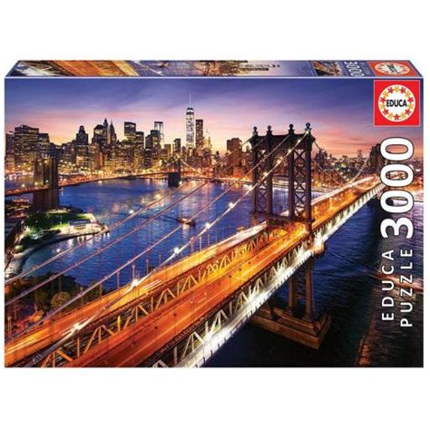 Puzzles Vistas Nocturnas Puzzle Nueva York De Noche