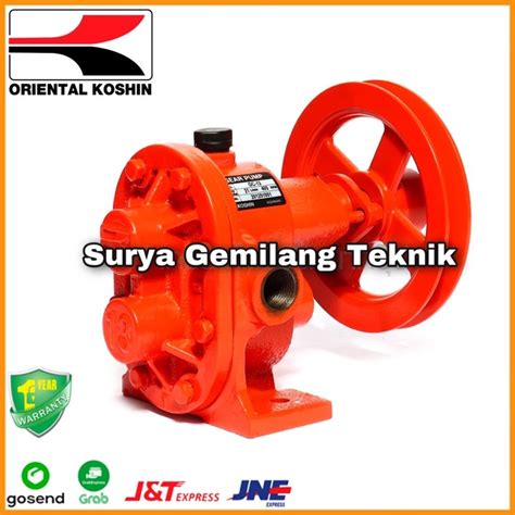 Jual Pompa Cairan Kental Oli Minyak Gear Pump Koshin GC 25 Pompa