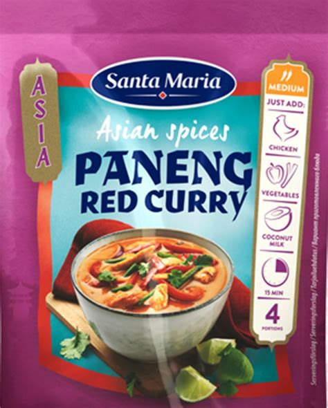 Специи Santa Maria Asian spices PANENG RED CURRY | отзывы