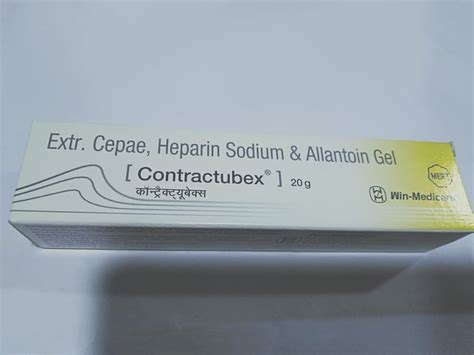 Contractubex 20 Gm Gel Non Prescription Treatment Anti Inflammatory