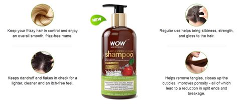 Wow Apple Cider Vinegar Shampoo Review, Benefits & More