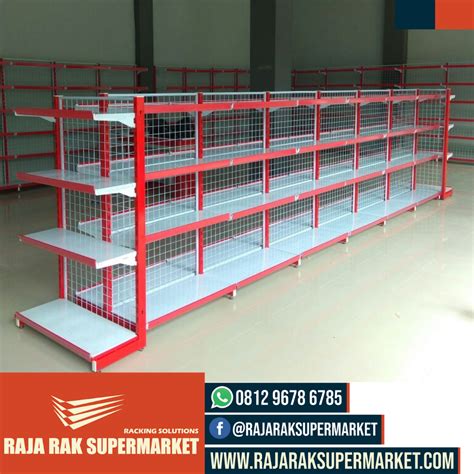 Rak Gondola Minimarket Tipe Rr Back Mesh